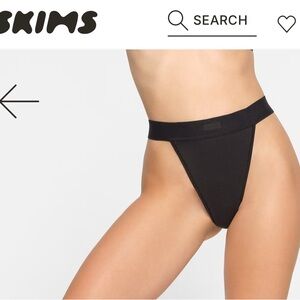 SKIMS cotton rib thong